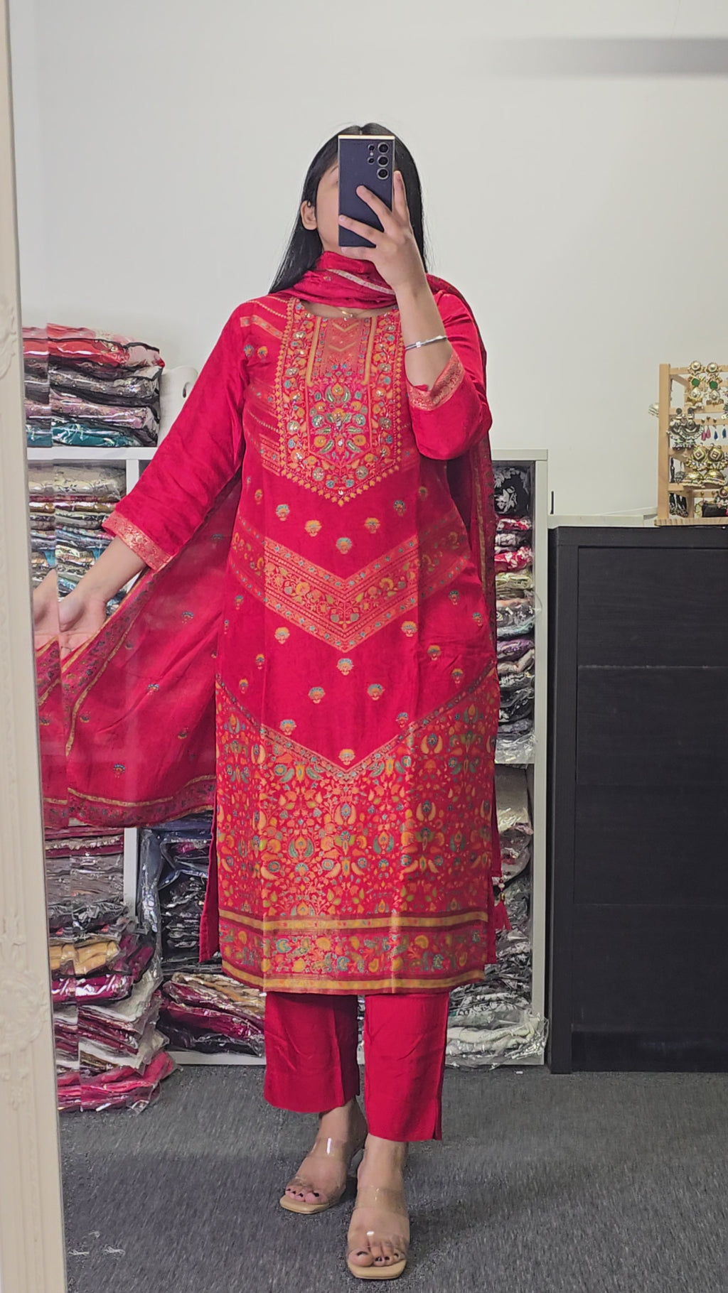 The Red suit