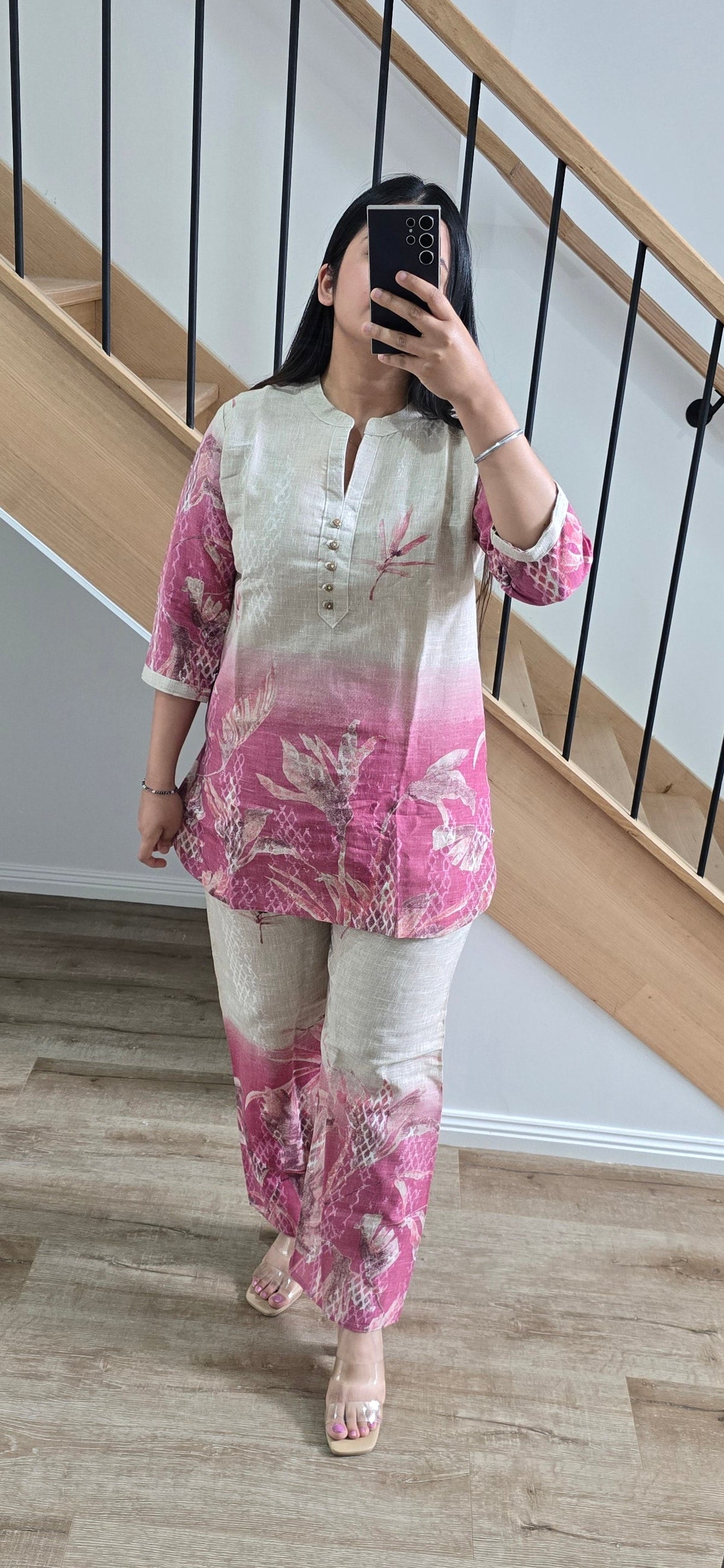 Khadi Linen Casual wear Co-ord set