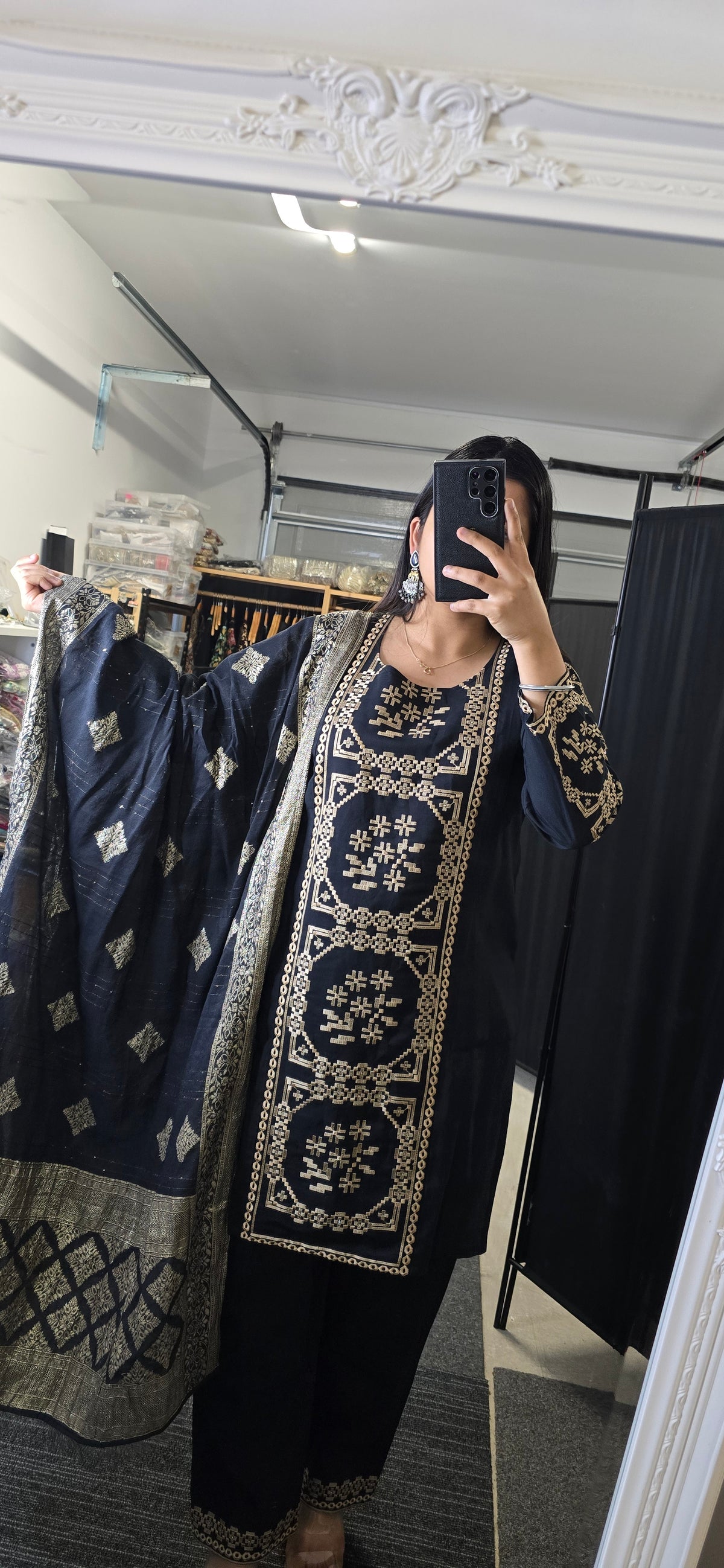 Reeya ( Rayon fabric suit with Banarsi Dupatta)