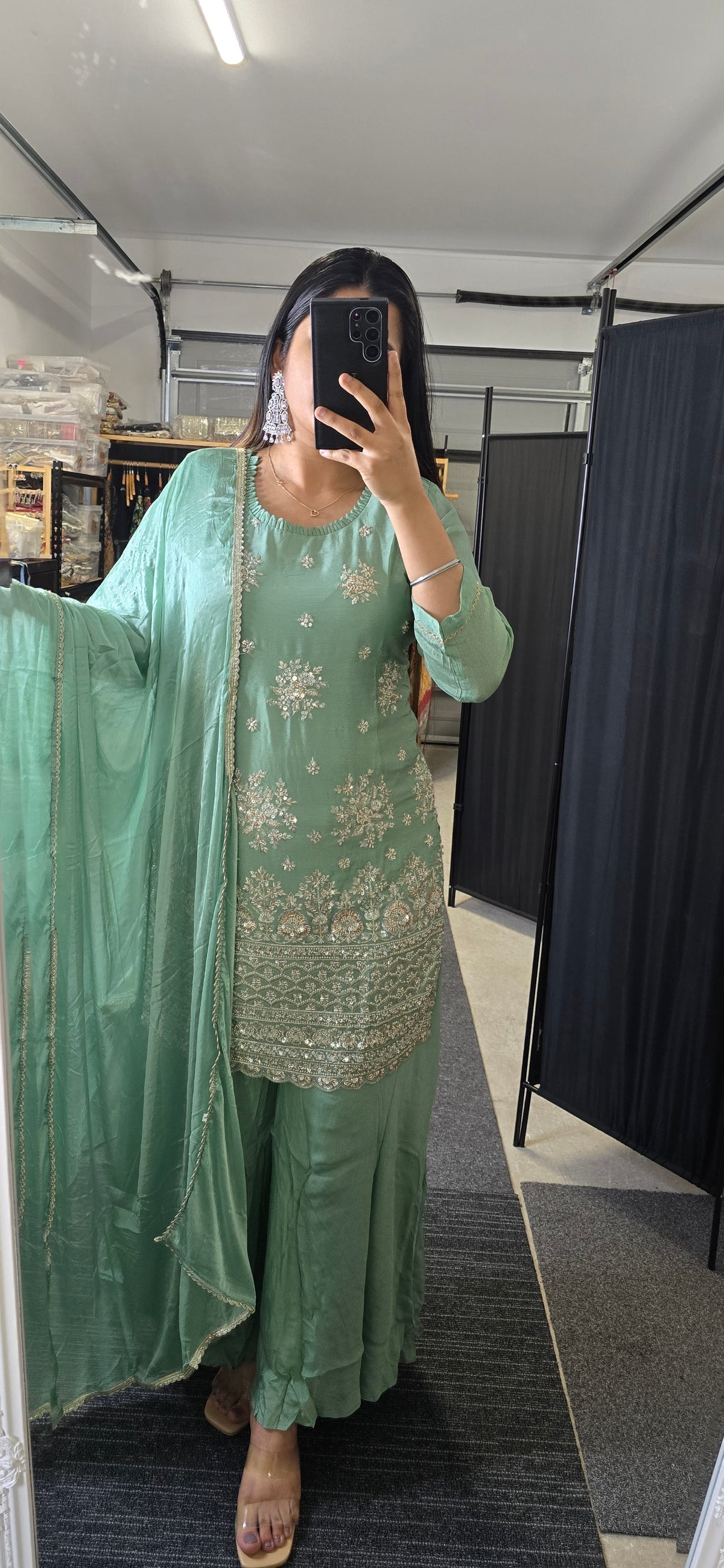 Handwork Party wear Suit
