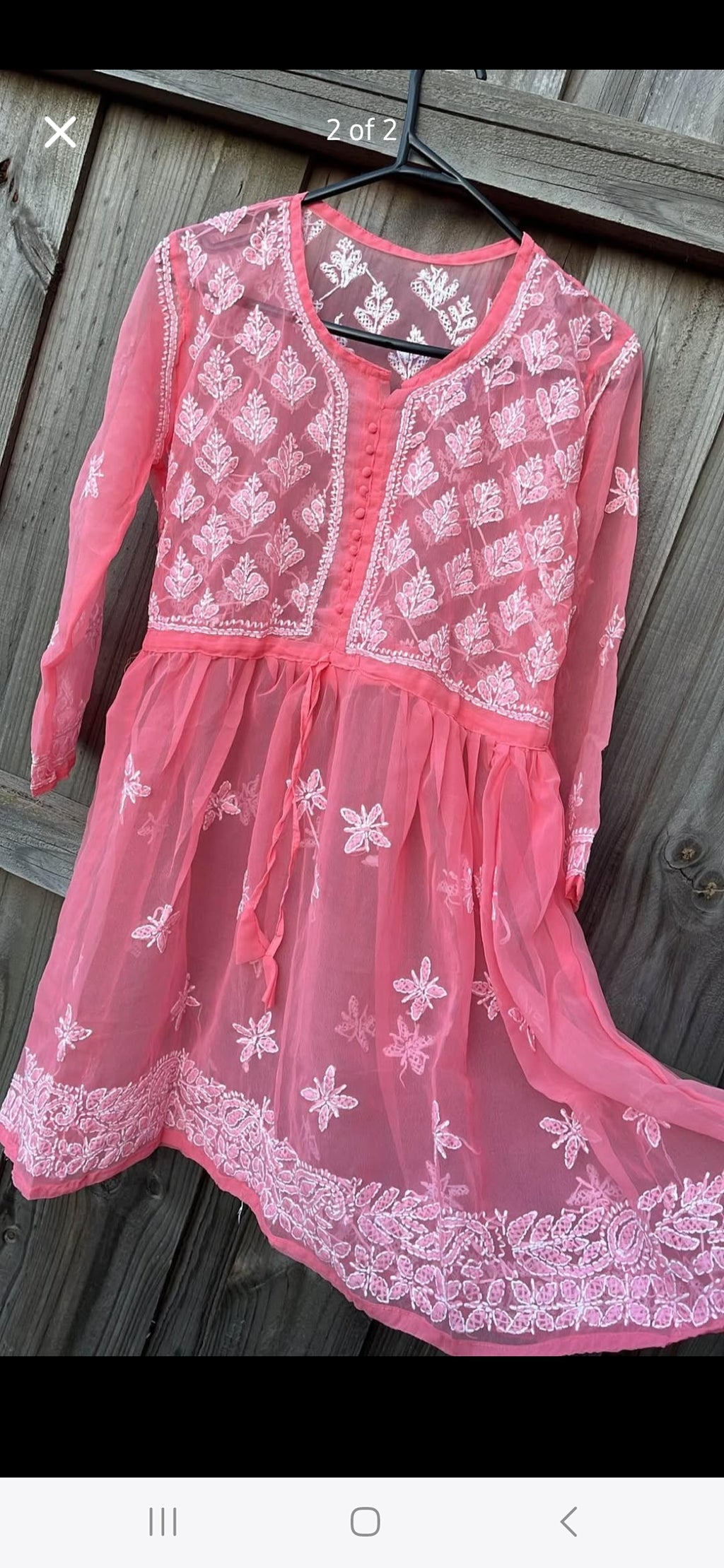 Georgette short Kurti