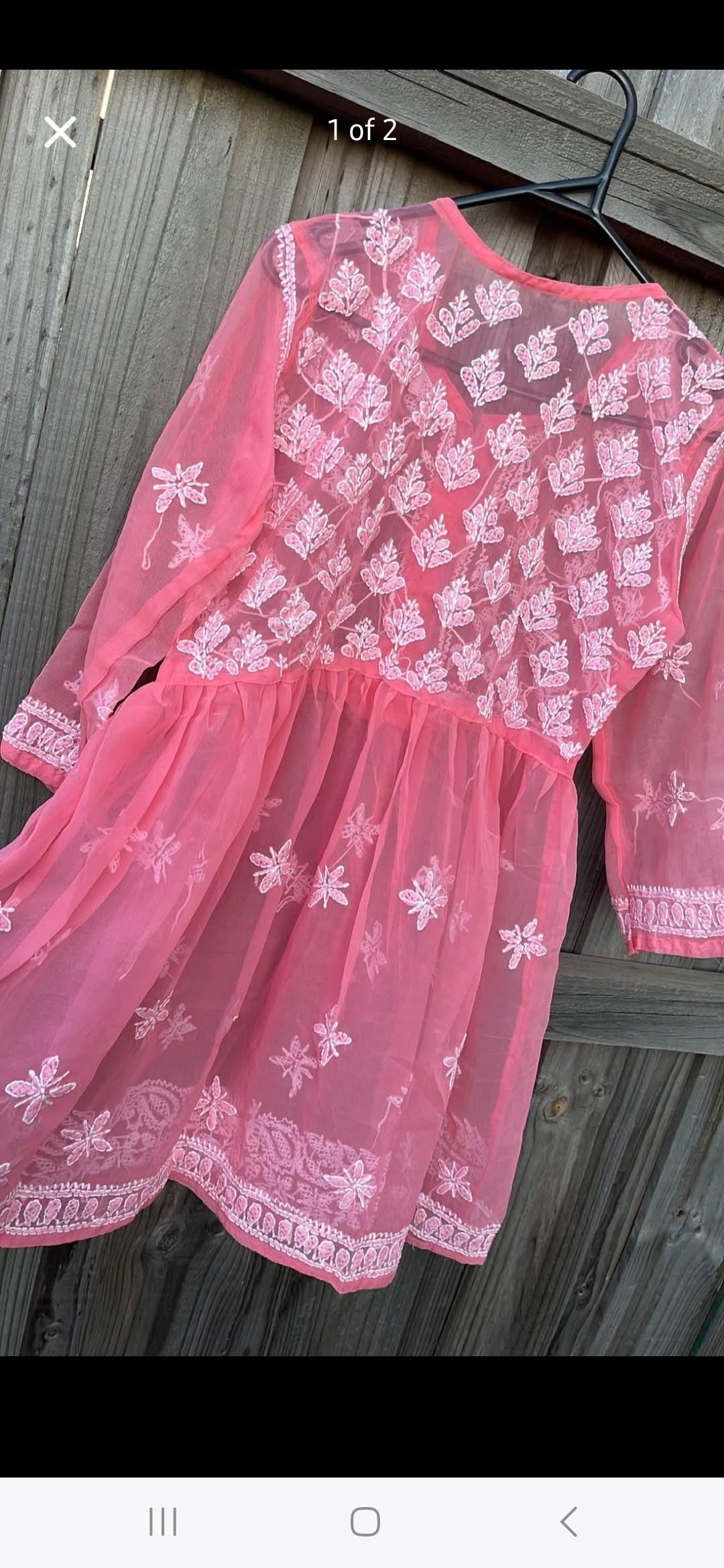 Georgette short Kurti