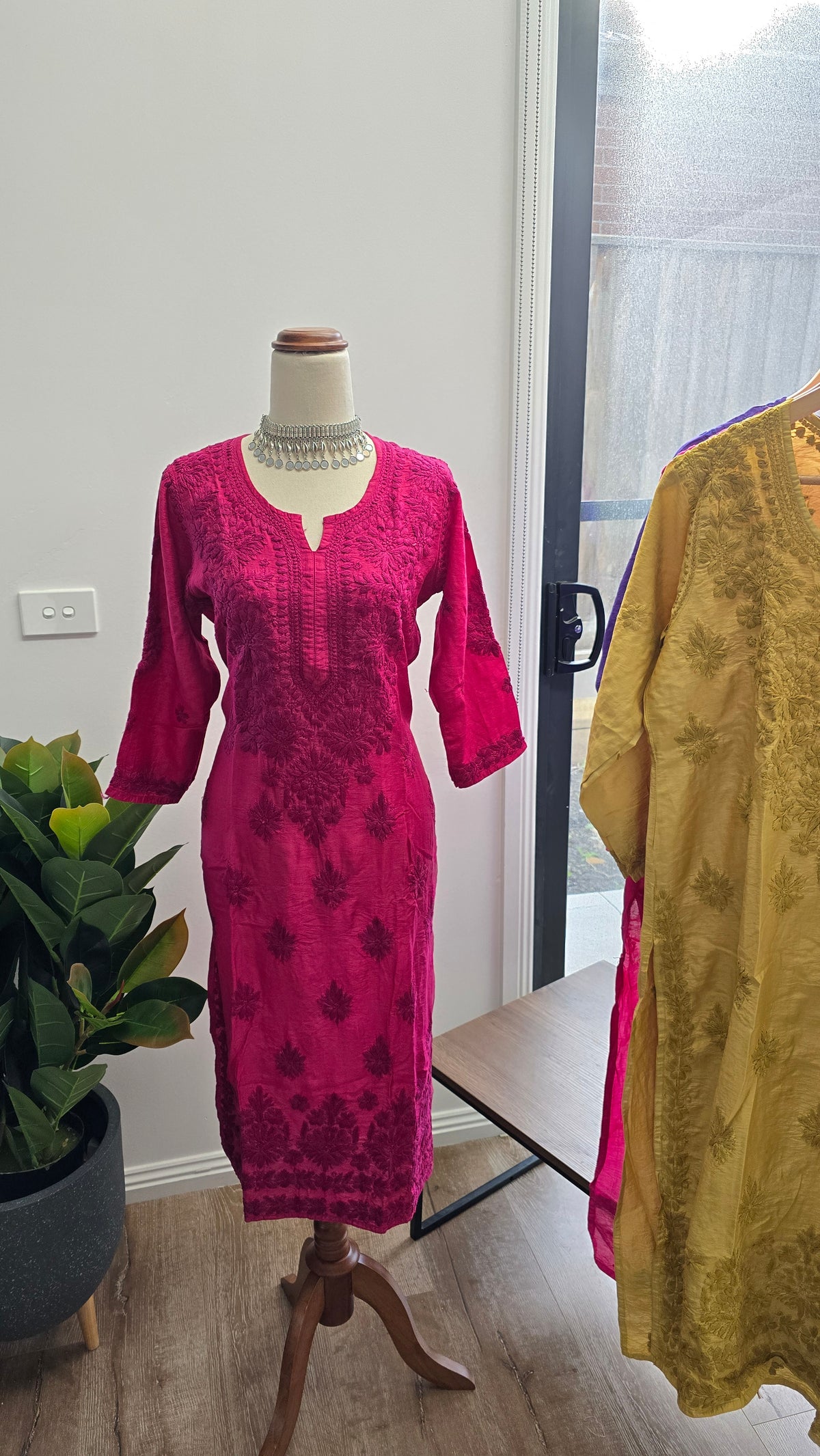 Chanderi Silk Kurtis(colours available)