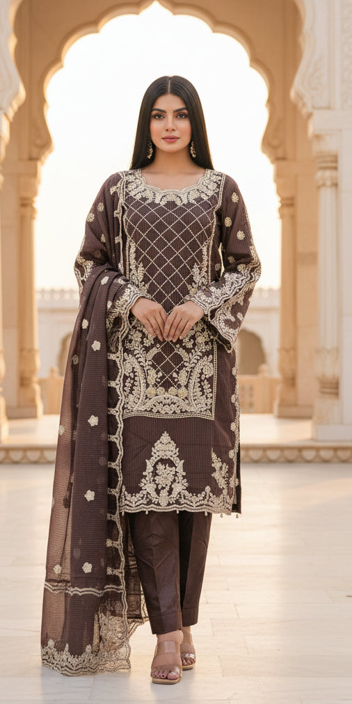 Designer - Tissue organza Pakistani Style suit