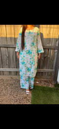 Cotton Chikankari Kurti Plazzo set (2 Colours available)