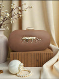 Brown Sabya Clutch