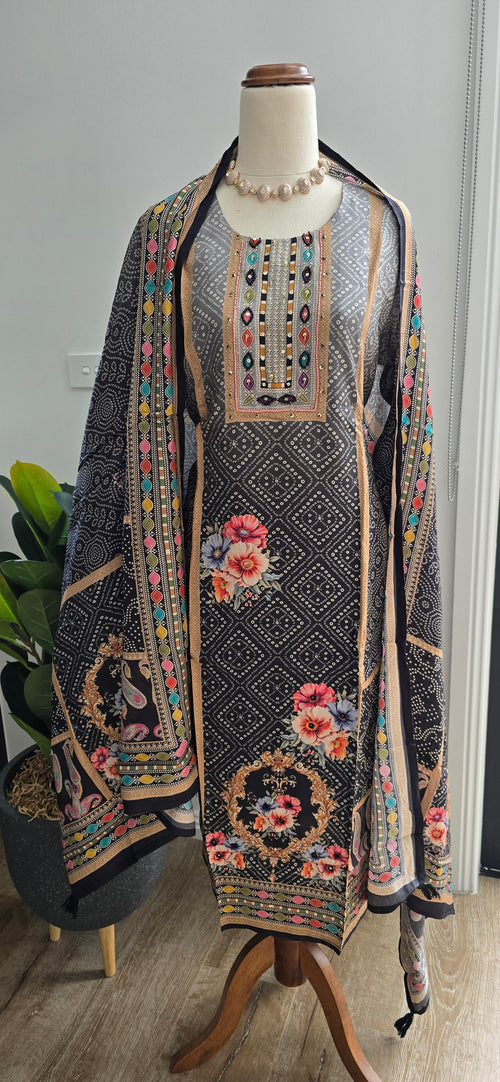 Black Casual wear Suit