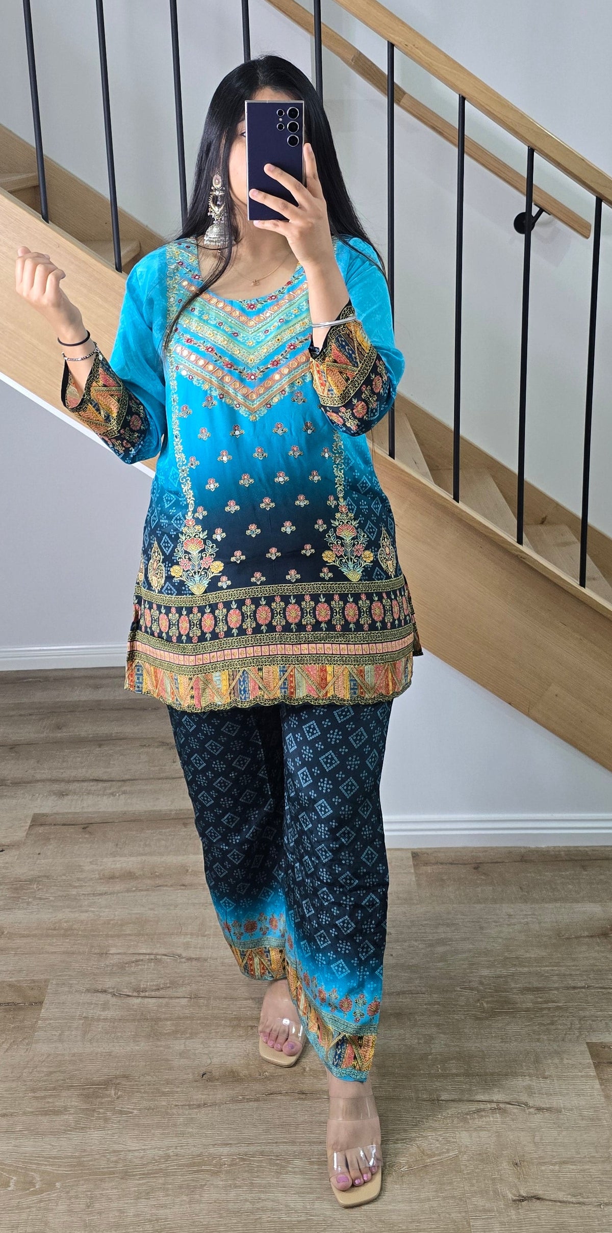 Ombre digital print co-ord set