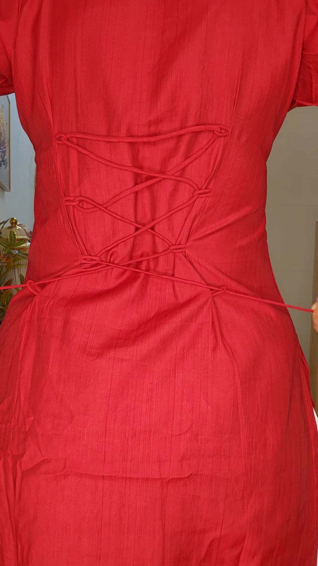 Red heart Farshi Co-ord/ Suit