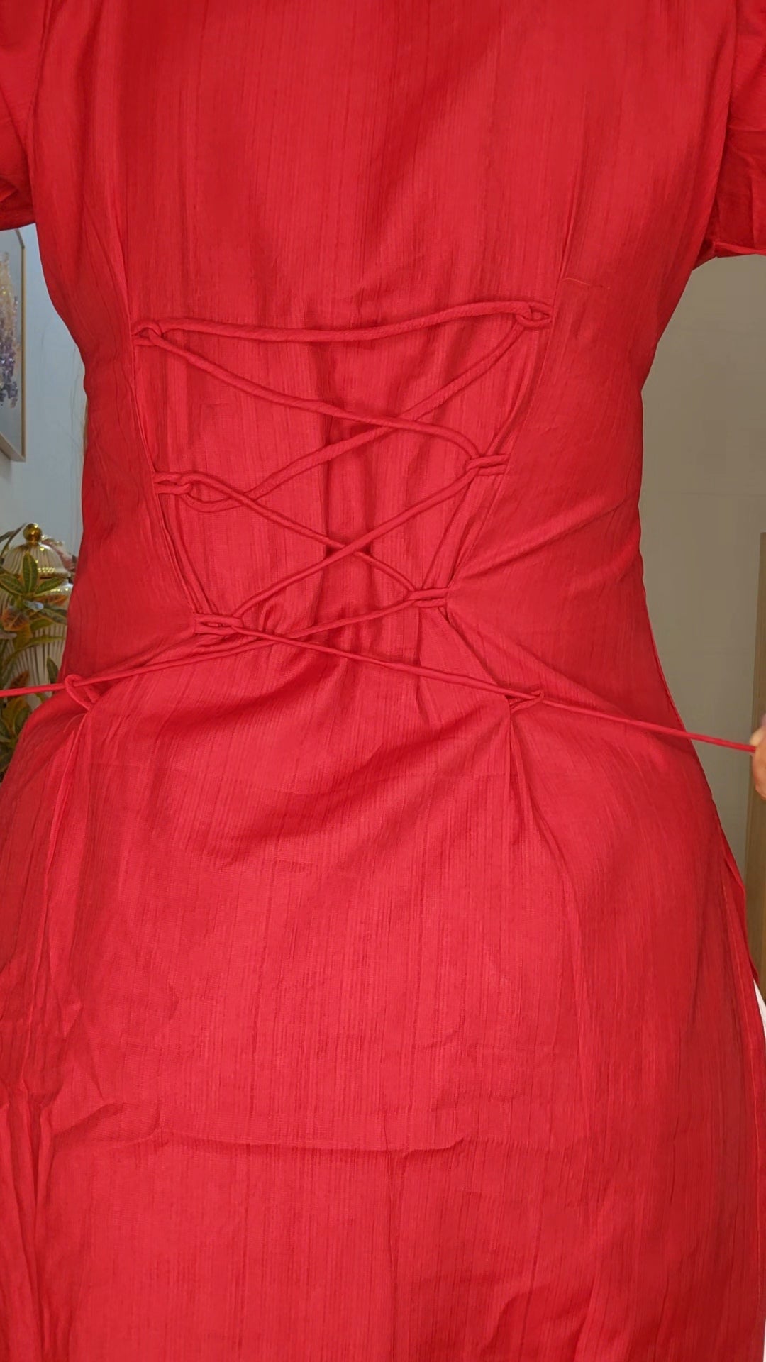 Red heart Farshi Co-ord/ Suit